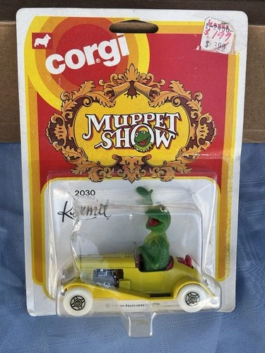VINTAGE 1979 DIE CAST CORGI KERMIT THE FROG CAR MUPPET SHOW JIM HENSON