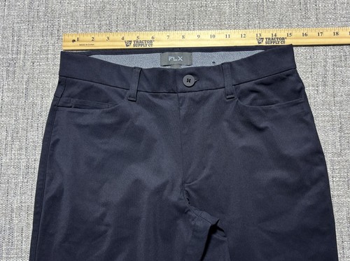 FLX Steadfast Stretch Slim Chino Commuter Hose 30 x 32 Classic Black Staple - Bild 7 von 8