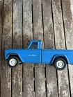 Vintage 1960's Tonka Blue Jeep Pickup Pick-Up 9” Pressed Steel Truck Toy