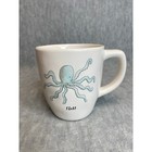 Rae Dunn Collection Octopus Mug Cephalopod 2-Sided Sealife Coastal Beach 16 oz.