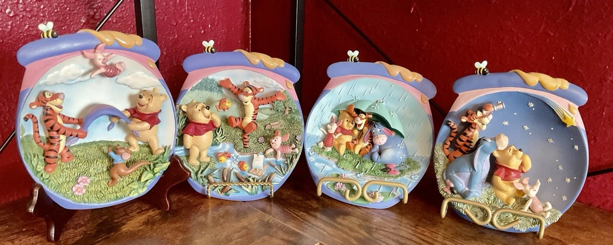 Winnie The Pooh Plates In Bradford Exchange Collector Plates for