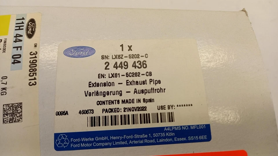 Original FORD Kuga MK3 CX482 2020- Auspuffblende links 2449436 - Bild 2 von 3