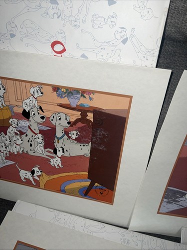 Walt Disney 101 Dálmatas Litografía 11x14 Exclusiva Tienda Colección Lote De 7 - Imagen 2 de 4