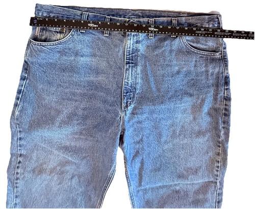 Carhartt Jeans Uomo 46x30 Blu Medio Lavaggio Pantaloni Denim Vestibilità Tradizionale Usato in Ottime Condizioni #2 - Foto 7 di 10