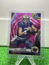 2024 Topps Bowman’s Best U - Will Rodgers PINK LAVA REFRACTOR 69/100 #87