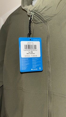 Columbia Men's Olive Green M Lake City Peak Casual Jacket. Full Zip. Size Large. - Picture 3 of 7