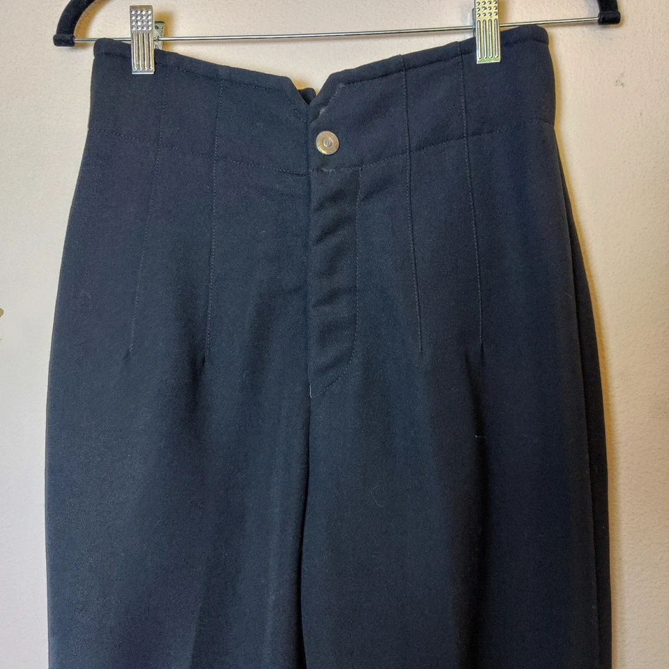 De Colección Bogner Estribo Esquí Nieve Pantalones Mezcla Lana Tiro Alto Negro 8 Esquí al Aire Libre Foto 3 de 4