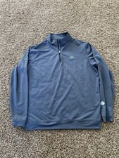 Scotty Cameron Peter Millar 1/4 Qtr Zip Long Sleeve Golf Navy Blue XL