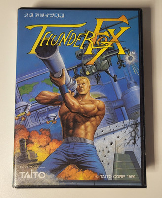 Sega Mega Drive Thunderfox Japan Import #retro Genesis in Box NTSC-J