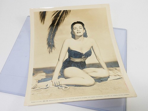 Yvonne de Carlo Badeanzug Promo Foto Käsekuchen 8 x10 1950 Universal, schön - Bild 12 von 17