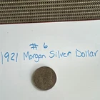 1921 Morgan Silver Dollar $1 Silver Circulated Ungraded Uncertified Coin #6