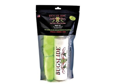 BugSlide SK-16 Shop Kit - 16oz Spray Bottle & 16X16 Premium Microfiber Towel