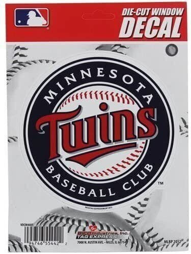 Rico MLB Twins Minnesota Medium Die Cut Decal 5 Inch Team Logo - Picture 2 of 2