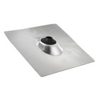 No-Calk 18 In. X 18 In. Soft Aluminum Vent Pipe Roof Flashing with Adjustable Di