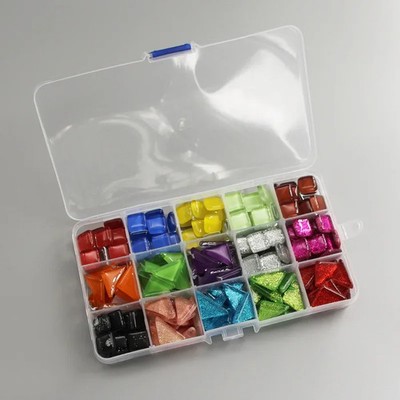 Transparente Kunststoff Aufbewahrungsbox Handgemacht Schmuck Organizer Dekor