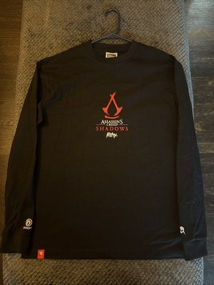 Ilthy Ubisoft Assassin's Creed Shadows Rare Long Sleeve Shirt Men s Small HTF