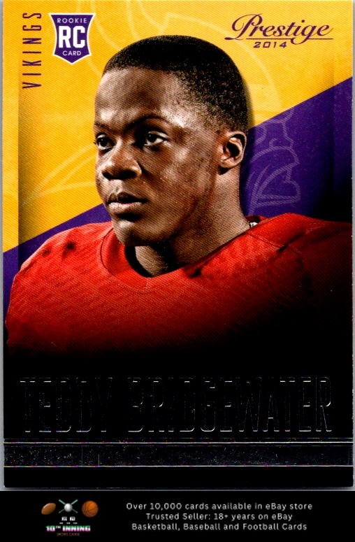 2014 Panini Prestige FOOTBALL #288 Teddy Bridgewater RC