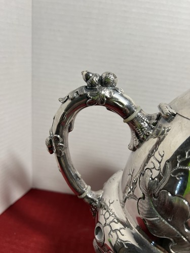 CHARTER OAK KAFFEEKANNE*HANDZISELIERT*NEUWERTIG/NEAR MINT*WUNDERSCHÖN*SEHR SELTEN*NIE BENUTZT - Bild 6 von 8