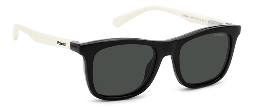 POLAROID KIDS PLD 8055/CS 9HT BLACK IVORY 46/16/130 JUNIOR Sunglasses - Picture 2 of 3