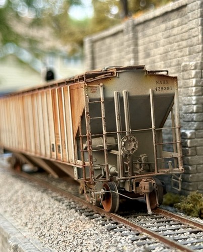 TANGENT HO Scale PS 4750 NAHX Lapeyrouse Covered Hopper Weathered NIB - Picture 6 of 13