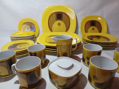 Lot34 Evolution Transition BLOCK LANGENTHAL Gold Yellow Swiss Mid Century Modern - Picture 11 of 13