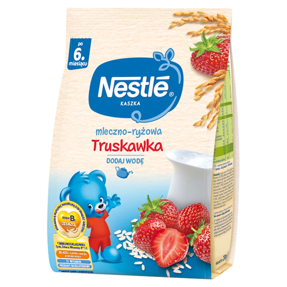 Nestlé Erdbeer-Milch-Reis-Brei für Kleinkinder 6 Monate 230 G