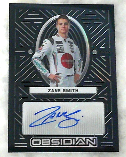 Zane Smith 2023 Chronicles Obsidian Racing Authentic Autograph Base #ZS