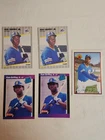 Ken Griffey Jr (RC)- 5 baseball card lot, 1989 Fleer, Donruss,  Bowman