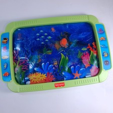 Fisher Price Sensory Bright Squish Scape aquarium scene tablet toy fish baby kid