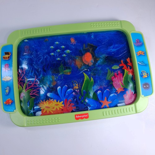 Fisher Price Sensory Bright Squish Scape aquarium scene tablet toy fish baby kid