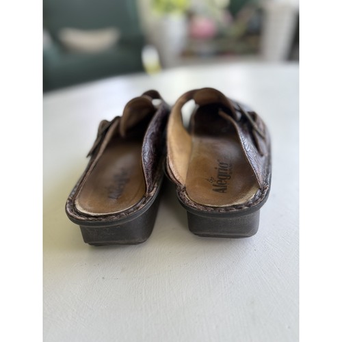 Zapato Zueco Alegria Clásico Loretta Talla 40 EE. UU. 9,5 Comodidad ALG 422 Marrón - Imagen 8 de 9