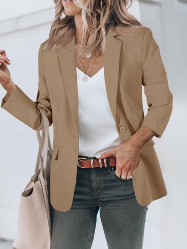Womens Work Blazers Long Sleeve Open Front Suit Jackets 2025 Business Casual ... - Picture 3 of 7