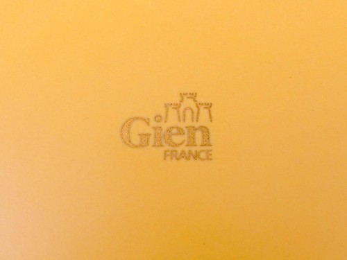 Gien France Yellow Faience 12 3/4" Charger ServicePlates Set Of 4 - Picture 8 of 9