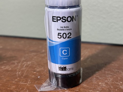 NEW Genuine Epson 502 Ink Bottle Set 4 bottles for ECO-TANK Printers SEALED 2028 - 第 4/5 張圖片