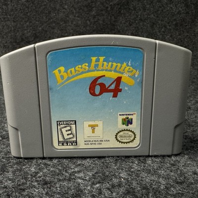 Bass Hunter 64 Nintendo 64 N64 Take2 Interactive 1999 Fishing Game Cart Only USA