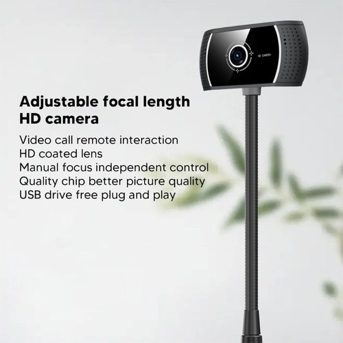 Coated Lens Webcam 30FPS Fluid Video with Noise Canceling Microphone - Photo 7/8