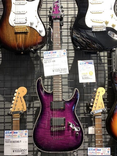 schecter Hellraiser AD-C-1-HR Magenta Sichere Verpackung!