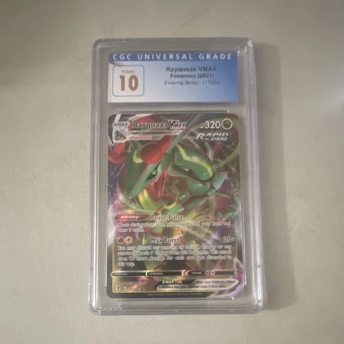 Pokémon Rayquaza VMAX 111/203 Evolving Skies Ultra Rare Holo CGC 10 2021