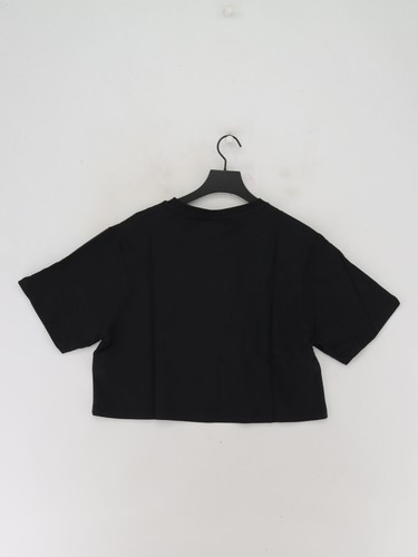 Ellesse Women's Top UK 16 Black 100% Cotton Cropped New with tags - Picture 2 of 5