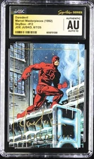 Marvel Masterpieces DAREDEVIL #12 CGC AUTO 10 signed Joe Jusko 1992 SKYBOX CARD
