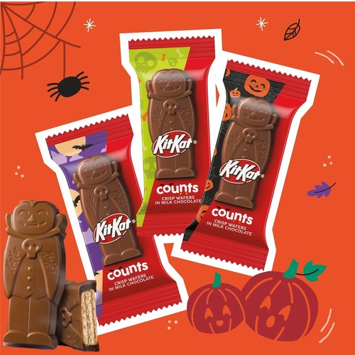 KITKAT MIX DRACULA shape, WITCH'S MARSMALLOW GREEN CREAM-GHOST TOAST LIMITED NOW - Picture 9 of 11