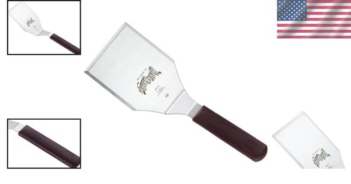 Professional Grade Stainless Steel Spatula/Turner, 5x4" - Picture 2 of 6