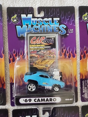 JUEGO COMPLETO DE 12 DIBUJOS ANIMADOS MUSCLE MACHINES 2001 SIN ABRIR PRECINTADO EXCELENTE ESTADO - Imagen 4 de 15