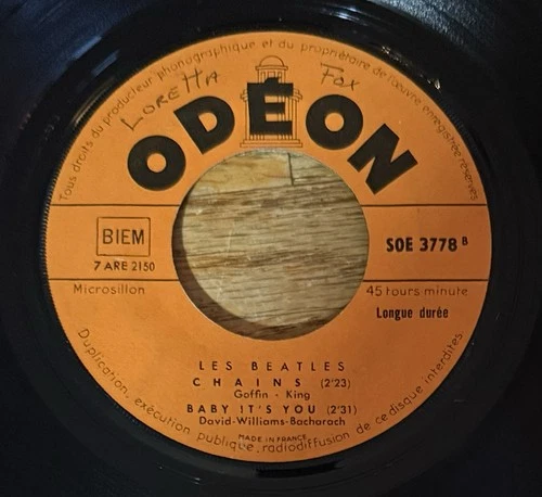 Les Beatles Misery /Anna (Go To Him) Chains/Baby, It’s You 45rpm EP FRANCE 1965