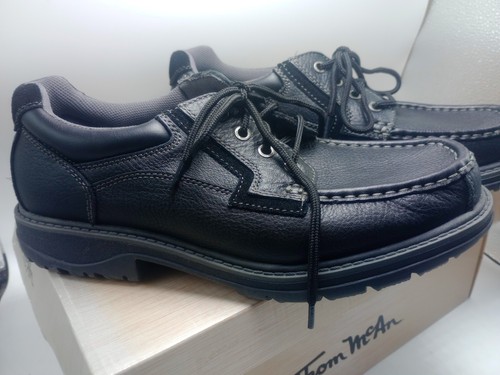 Zapatos informales Thom Mcan SAUL de cuero negro para hombre 10 nuevos stock antiguo en caja - Imagen 6 de 10
