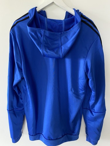 REAL MADRID ADIDAS AEROREADY KAPUZENSWEATSHIRT TRAININGSSHIRT BLAU GRÖSSE L NEU - Bild 5 von 5