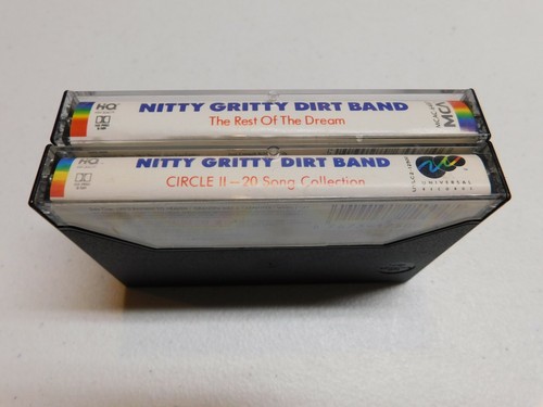 Lot of 2 Cassettes Nitty Gritty Dirt Band Circle II & The Rest of the Dream Tape - Picture 3 of 3