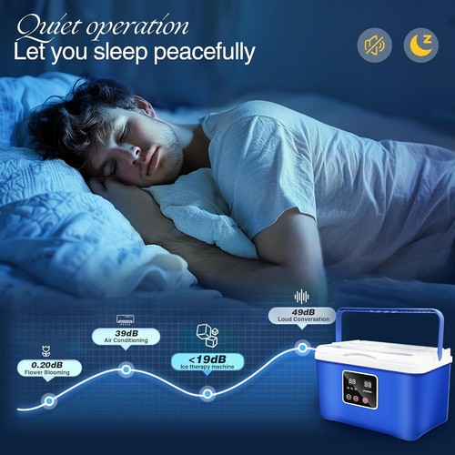 Cold Therapy Machine, Ice Therapy Machine System for Knee with Digital Timer, Qu - Picture 5 of 7