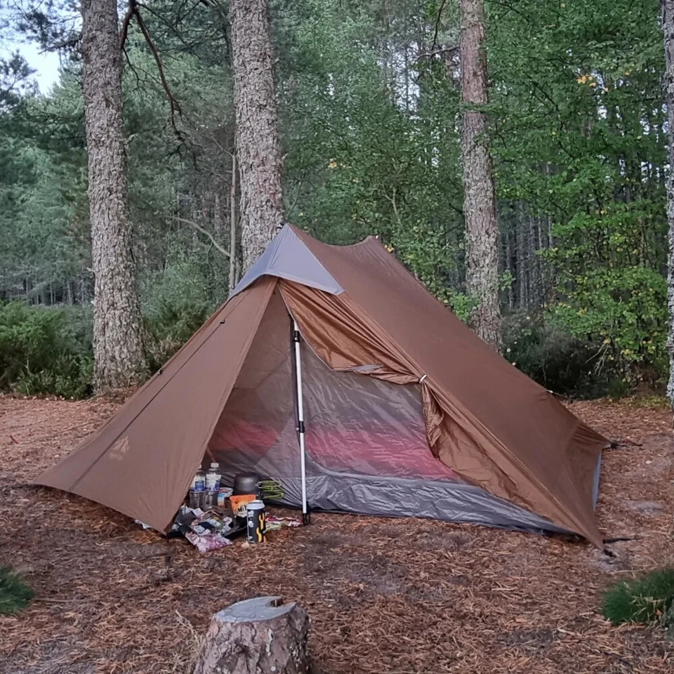 Палатка для скалолазания ночная кошка 2 человека солнцезащитный козырек укрытие хижина сверхлегкая палатка водонепроницаемая - Изображение 2 из 4