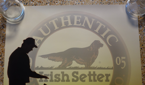 2 Vintage 22" x 17" Posters - RED WING Irish Setter Boot Store Display - Picture 2 of 15